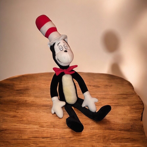 The cat in the hat vintage shelf counter mantle sitter 21”NWT Original plush Y2K - Picture 1 of 10